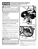 Предварительный просмотр 113 страницы Ryobi RY48ZTR100 Operator'S Manual