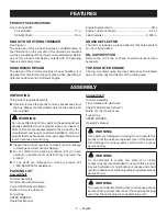 Preview for 9 page of Ryobi RY4CCS Operator'S Manual
