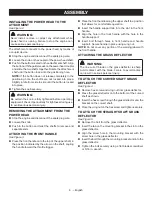 Preview for 10 page of Ryobi RY4CCS Operator'S Manual