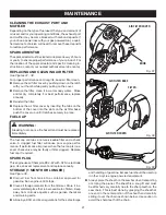 Preview for 21 page of Ryobi RY52002 Operator'S Manual