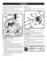 Предварительный просмотр 9 страницы Ryobi RY52003 Operator'S Manual