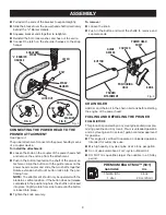 Предварительный просмотр 9 страницы Ryobi RY52004A Operator'S Manual