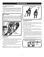 Preview for 15 page of Ryobi RY52014 Operator'S Manual