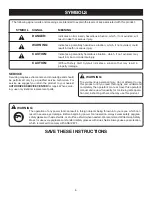 Preview for 6 page of Ryobi RY60511A Operator'S Manual