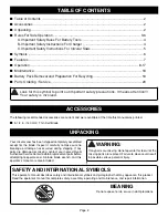 Preview for 2 page of Ryobi RY6201 Operator'S Manual