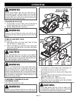 Предварительный просмотр 9 страницы Ryobi RY6201 Operator'S Manual