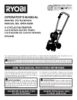 Ryobi RY64400 Operator'S Manual preview