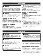 Preview for 11 page of Ryobi RY64400 Operator'S Manual