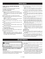 Preview for 14 page of Ryobi RY64400 Operator'S Manual