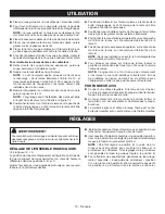 Preview for 29 page of Ryobi RY64400 Operator'S Manual