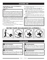 Preview for 28 page of Ryobi RY803000 Operator'S Manual