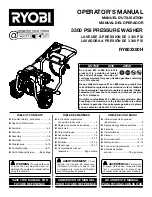 Preview for 1 page of Ryobi RY803300H Operator'S Manual