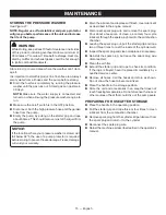 Preview for 19 page of Ryobi RY803423H Operator'S Manual