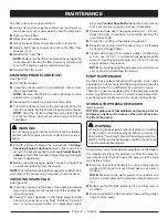 Preview for 19 page of Ryobi RY80533 SERIES Operator'S Manual