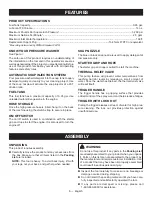 Preview for 10 page of Ryobi RY80588A Operator'S Manual