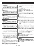 Preview for 13 page of Ryobi RY80588A Operator'S Manual