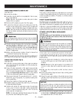 Preview for 19 page of Ryobi RY80588A Operator'S Manual