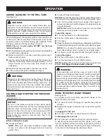 Preview for 15 page of Ryobi RY80935 Series Operator'S Manual