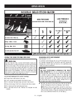 Preview for 16 page of Ryobi RY80942 Operator'S Manual