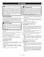 Preview for 35 page of Ryobi RY80942 Operator'S Manual