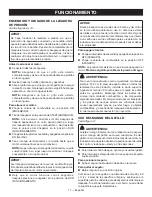 Предварительный просмотр 48 страницы Ryobi RY80942 Operator'S Manual