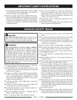 Preview for 8 page of Ryobi RY905500E Operator'S Manual