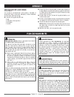 Preview for 53 page of Ryobi RY906500 Operator'S Manual