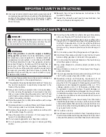 Preview for 8 page of Ryobi RY907000 Operator'S Manual