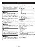 Preview for 15 page of Ryobi RY907000FI Operator'S Manual