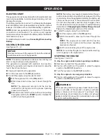 Preview for 19 page of Ryobi RY907022FI Operator'S Manual