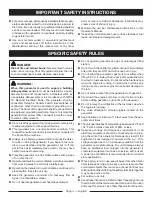 Preview for 8 page of Ryobi RY908000E Operator'S Manual