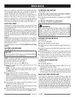 Предварительный просмотр 19 страницы Ryobi RY908000E Operator'S Manual