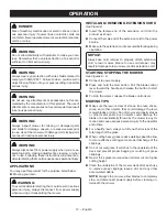 Preview for 16 page of Ryobi RYAC130 Operator'S Manual