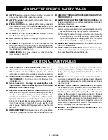 Предварительный просмотр 6 страницы Ryobi RYAC490 Operator'S Manual