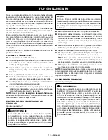 Preview for 35 page of Ryobi RYAC490 Operator'S Manual