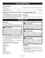 Preview for 22 page of Ryobi RYAC700 Operator'S Manual