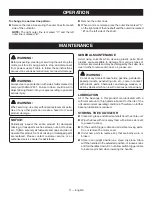 Preview for 17 page of Ryobi RYAC701 Operator'S Manual