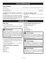 Preview for 24 page of Ryobi RYAC701 Operator'S Manual