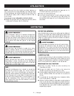 Preview for 28 page of Ryobi RYAC701 Operator'S Manual