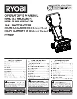 Ryobi RYAC801 Operator'S Manual preview