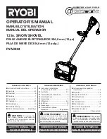 Preview for 1 page of Ryobi RYAC804 Operator'S Manual