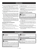 Preview for 8 page of Ryobi RYAHT99 Operator'S Manual