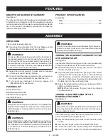 Preview for 8 page of Ryobi RYBLW22 Operator'S Manual
