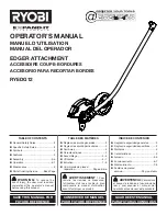 Preview for 1 page of Ryobi RYEDG12 Operator'S Manual