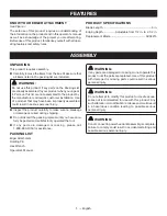 Preview for 7 page of Ryobi RYEDG12 Operator'S Manual