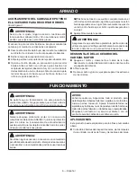 Предварительный просмотр 22 страницы Ryobi RYEDG12 Operator'S Manual