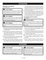 Предварительный просмотр 16 страницы Ryobi RYHDG88 Operator'S Manual