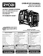 Ryobi RYi1802B6 Operator'S Manual предпросмотр