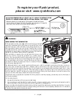 Preview for 6 page of Ryobi RYi2200A Operator'S Manual