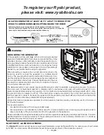 Preview for 6 page of Ryobi RYi2300BT Operator'S Manual